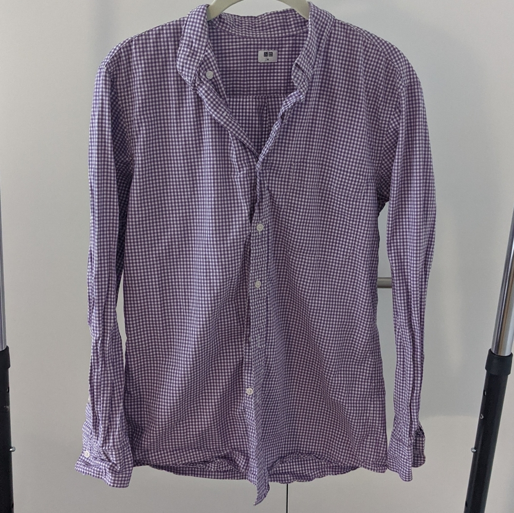 Gingham button-down